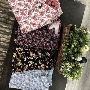 4 shirts for $20  Chaps No iron  long sleeve